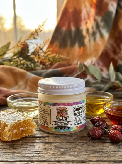 Whipped Tallow & Manuka Honey Balm