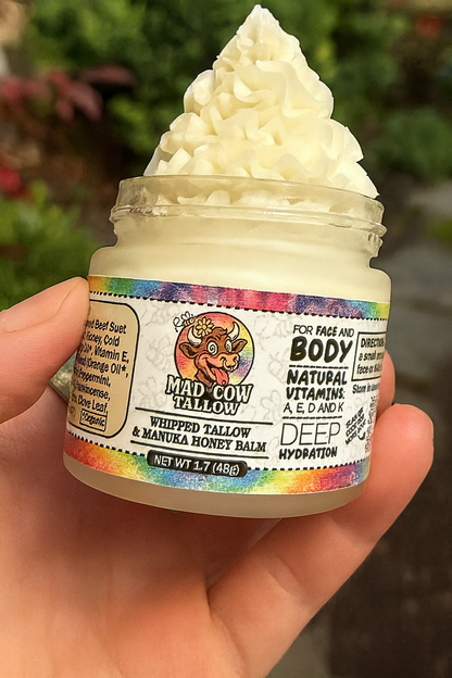 Whipped Tallow & Manuka Honey Balm